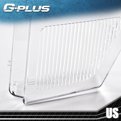 G-PLUS Front Headlight Lenses Cover Compatible With 2009-2014 F150,1 Pair Left & Right Side (Smoky Lens)