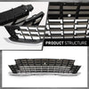 G-PLUS Front Upper Grille With Chrome Trim W/Camera Hole Compatible with Kia Carnival 2022-2024 86350R0110, 86350-R0110