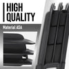 G-PLUS Fog Light Mesh Grille Pair Left and Right Compatible with Audi A6 C6 Avant 2008 2009 2010 2011 4F0807681P, 4F0807682P Black