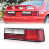 G-PLUS Taillights Taillamps Rear Brake Lights Right Passenger Side w/o Bulbs Compatible with Ford Mustang 1987-1993 FO2801168, E7ZZ13404A Red Lens Black Housing Faros Traseros Luces TraserasAssembly