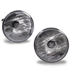 G-PLUS Bumper Fog Lights w/Bulbs Compatible With GMC Acadia Yukon Pontiac 2007-2014 /Fit Chevy Avalanche Camaro Suburban Tahoe, Driving Lamps Pair,Clear Lens Black Housing 15839896, GM2590104
