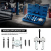 G-PLUS Mini 9pc Bearing Puller Separator Set 30-50mm Pull Out Jaw Gear Pulley Removal Compatible with Removing Small Gears, Wheels and Fittings from Shaft Black