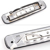 G-PLUS LED Third 3rd Brake Cargo Light Compatible With 1997 1998 1999 2000 2001 Cherokee, Rear Roof Center High Mount Stop Tail Light Replacement (Chrome Housing Smoky Lens)