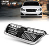 G-PLUS Front Bumper Grille w/Moulding Trim Compatible with Subaru Impreza 2012-2016,Fit Subaru Crosstrek 2016-2017 SU1200163