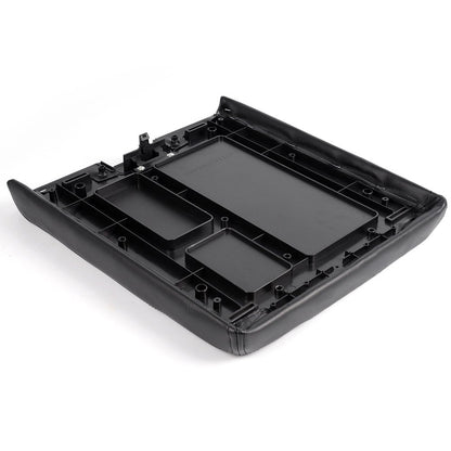 Gplus New Center Console Lid Assembly w/Latch Black for 2007-2013 Chevy Silverado GMC Sierra Yukon Pick ups Black Plastic Replaces 20864151