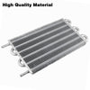 G-PLUS 6 Row AN6 Aluminum Engine Transmission Racing Oil Cooler with Mounting Kit Silver, Compatible with Universal Car Truck Trans Full
