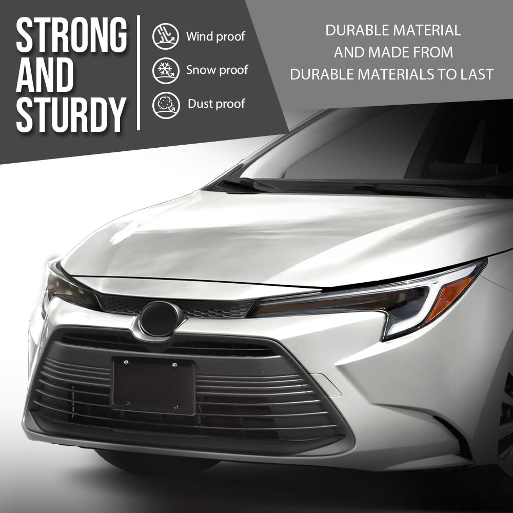 G-PLUS Front Bumper Grille Compatible with Toyota Corolla LE Base XLE 2023-2024 w/o SE, XSE Sport Bumper 53102-02640 Black