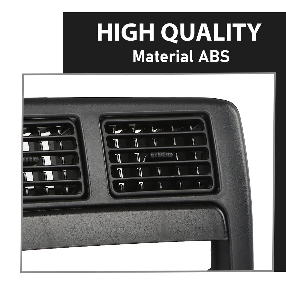 G-PLUS Radio Bezel Dash Bezel Trim Fit Toyota Tacoma 1995-1997 Dashboard Panel Black