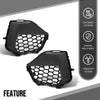 G-PLUS Front Corner Grille Set L&R Compatible with Ford Mustang GT 2024-2025 Black