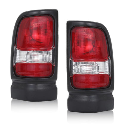 G-PLUS Tail Lights Assembly Compatible with Dodge Ram 1500 Truck 1994-2001/Fit Dodge Ram 2500 3500 1994-2002,Rear Lamps w/o Blubs,Driver & Passenger Luces Traseras Tail Brake Lamps