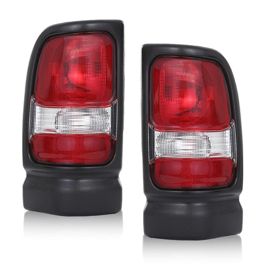 G-PLUS Tail Lights Assembly Compatible with Dodge Ram 1500 Truck 1994-2001/Fit Dodge Ram 2500 3500 1994-2002,Rear Lamps w/o Blubs,Driver & Passenger Luces Traseras Tail Brake Lamps