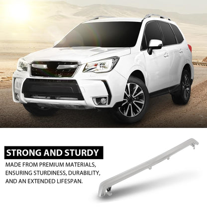 G-PLUS Hood Molding Trim Moulding Chrome Compatible with Subaru Forester 2014 2015 2016 14 15 16 91121SG011, SU1235100