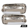 G-PLUS Pair Door Mirror Covers Chrome, Compatible with Peterbilt 579 2013-2023, LH Driver & RH Passenger Side 2PCS