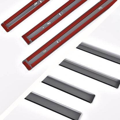 G-PLUS Body Side Molding Trim 1/18" Compatible with 2014-2018 Chevy Silverado/GMC Sierra Crew Cab,4pcs (Silver)