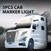 G-PLUS LED Front 5pcs Rectangle Cab Lights, Fit Freightliner Century/Columbiaor/Volvo Trucks, Amber Top Roof Running Cab Marker Light, Clearance & Indicator Lamp
