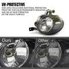 G-PLUS Front Fog Lamp Light with Halogen Bulbs Compatible with VW Touareg 2011-2014 7P6941699, 7P6941700 Black