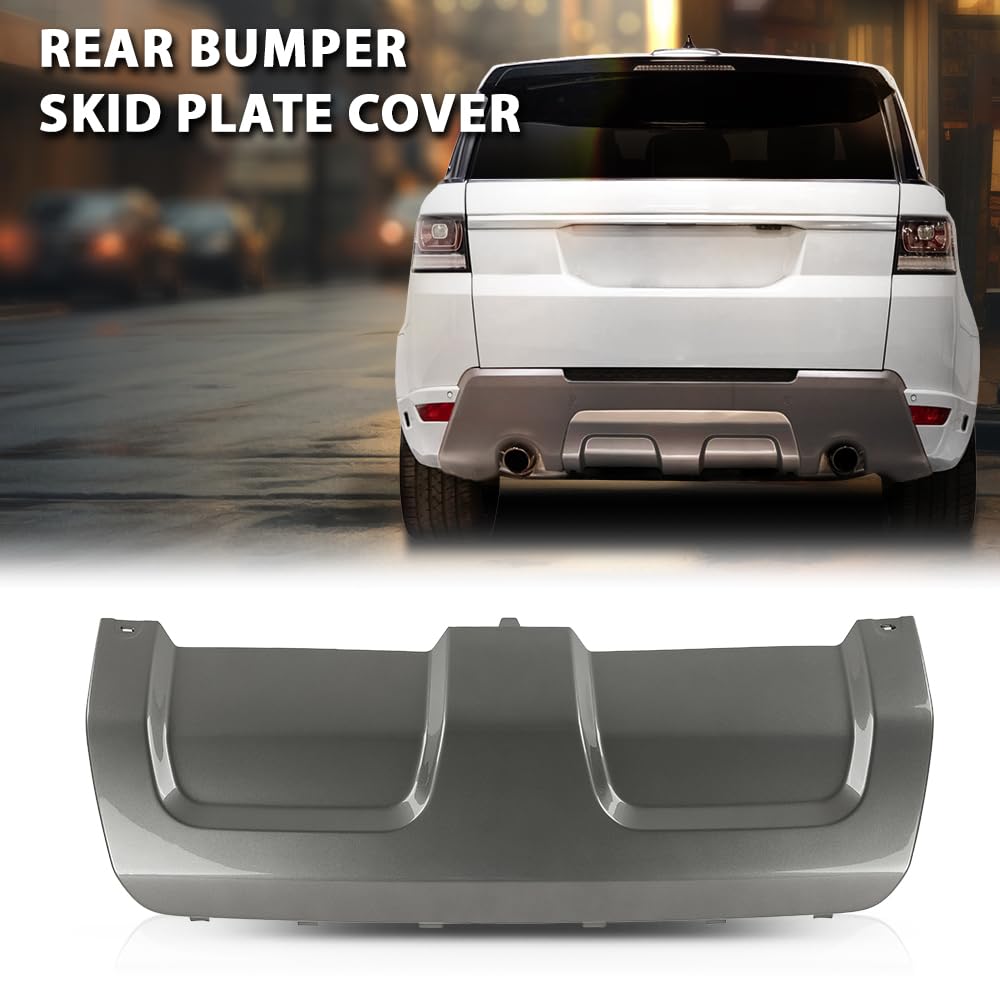 G-PLUS Rear Bumper Skid Plate Cover Compatible with Range Rover Sport 2014-2017 Gray