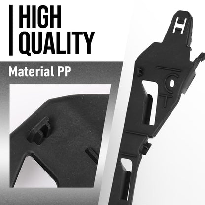 G-PLUS Left ＆ Right Front Bumper Retainer Compatible with Porsche Cayenne (submodel: Base, S, S Hybrid, Turbo) 2011 2012 2013 2014 95850504900, 95850505000 Black