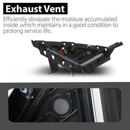 G-PLUS LED Fog Lights Daytime Running Lmap DRL w/Turn Signal Compatible with Hyundai Elantra 2021-2022,Not Fit Hybrid Model