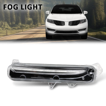 G-PLUS Fog Light Lamp Compatible with Lincoln MKX 2016-2017 FA1Z-13200-D, FA1Z13200D Black Driver Side LH