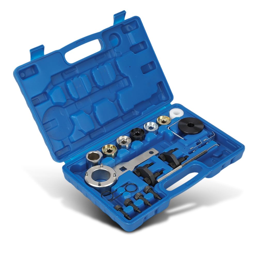 G-PLUS Camshaft Crankshaft Engine Timing Tool Kit Compatible with Audi VW VAG 2006-2018 Silver