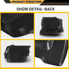 G-PLUS TPE Cargo Liners Compatible with 1999-2007 Chevy Silverado/GMC Sierra 1500 2500 (Fits Extended Cab Trucks Only) 3PCS Black Floor Liners 1st & 2nd Row All Weather Full Protection
