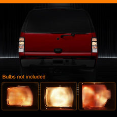 G-PLUS Tail Lights Assembly for Chevy Silverado 2500HD 3500HD GMC Sierra 2016-2019 Dark Red Additional Angle