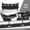 G-PLUS Front Bumper Grille Compatible with Porsche Cayenne 2015 2016 2017 2018 95850568302, 958505683 Black