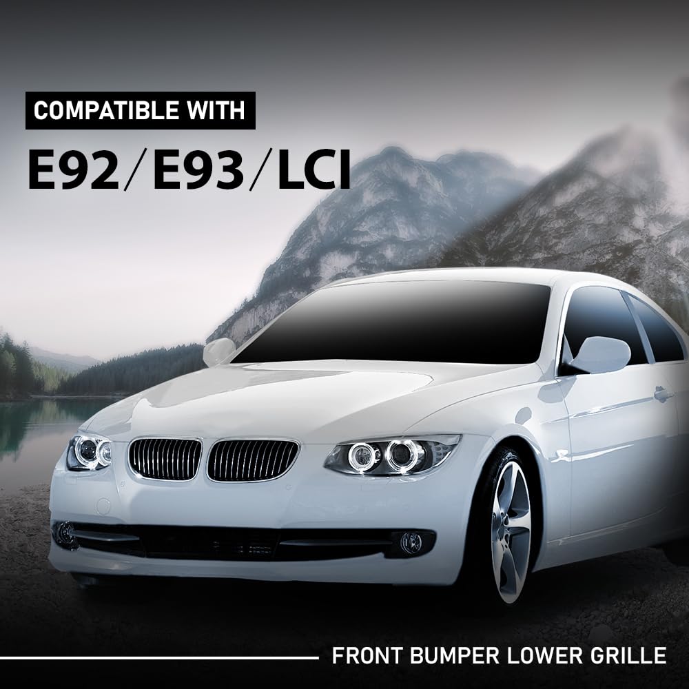 G-PLUS Front Center Bumper Grille, Compatible with BMW 740e M760i M760Li 2017-2019, Fit BMW 740i 750i 750Li 2016-2019, 51118092154, BM1036166