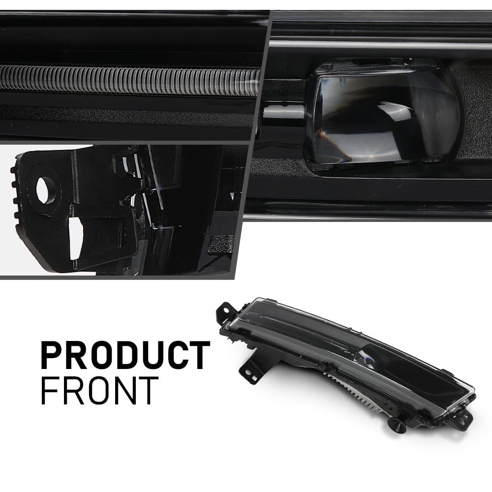 G-PLUS Fog Light Lamp Right Compatible with Land Rover Range Rover Sport 2018-2022,Fit Land Rover Range Rover 2018-2021