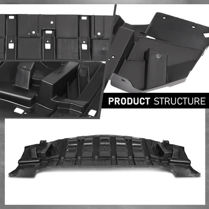 G-PLUS Front Engine Splash Shield, Compatible with Ford Escape 2013-2016, CJ5Z8310A, FO1228120