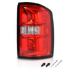 G-PLUS Tail Lights w/o Bulbs Fit GMC Sierra 1500 2014-2018, Fit GMC Sierra 2500 HD 3500 HD 2015-2019 84288725, GM2801281C Red Lens Right Passenger Side Luces Traseras Faros TraserosAssembly