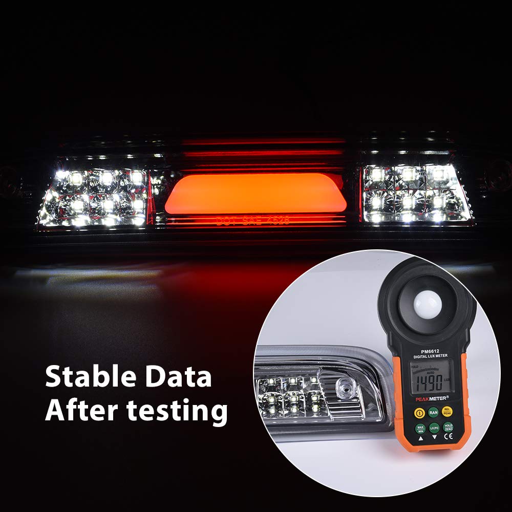 G-PLUS 3rd Brake Light Compatible With 2014-2020 GMC Sierra 1500 2015-2020 GMC Sierra 2500HD 3500HD LED Third Tail Light Rear Cargo Lamp High Mount Stop light