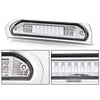 G-PLUS LED Third Brake Light Compatible With 2002-08 Dodge RAM 1500/2003-09 Dodge RAM 2500 3500,5072594AB, 5072594AD, 5072594AC 3RD LED Bar Brake/Cargo Lamp,Type I (Chrome Housing Clear Lens)