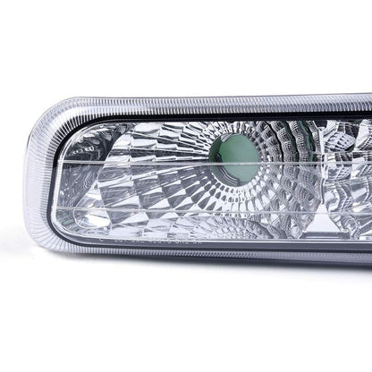 G-PLUS Headlights Assembly, Compatible with Chevy Silverado 1999-2002/Fit Suburban Tahoe 2000-2006 Bumper Headlamps, Clear Lens Chrome Housing Clear Reflector Left & Right,faros delanteros