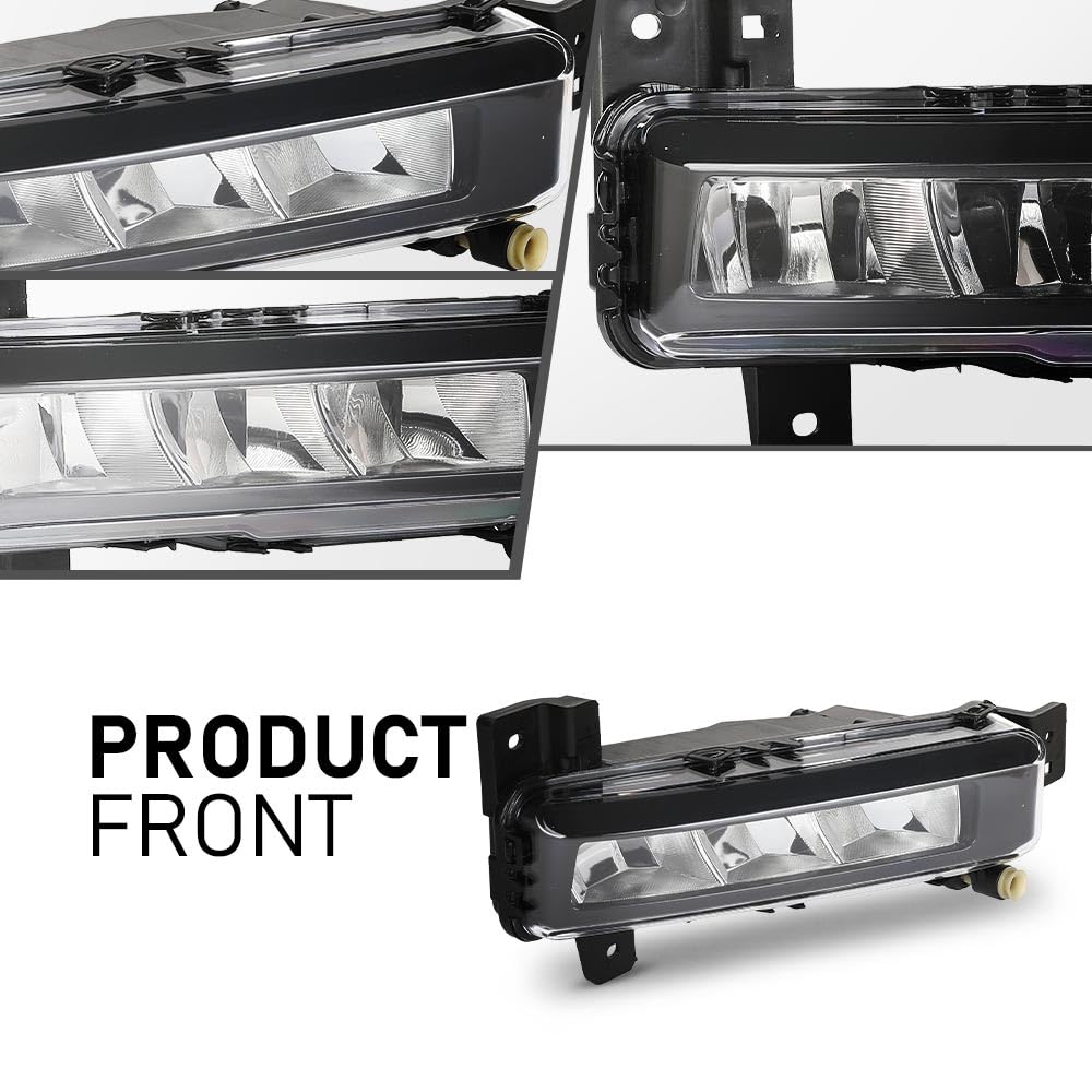 G-PLUS Fog Light Assembly Right Side Compatible with BMW 228i xDrive Gran Coupe 2020-2024 Fit BMW 330e(xDrive) 2021-2022 Fit BMW 330i(xDrive) 2019-2021 BM2593158,63177433788 White