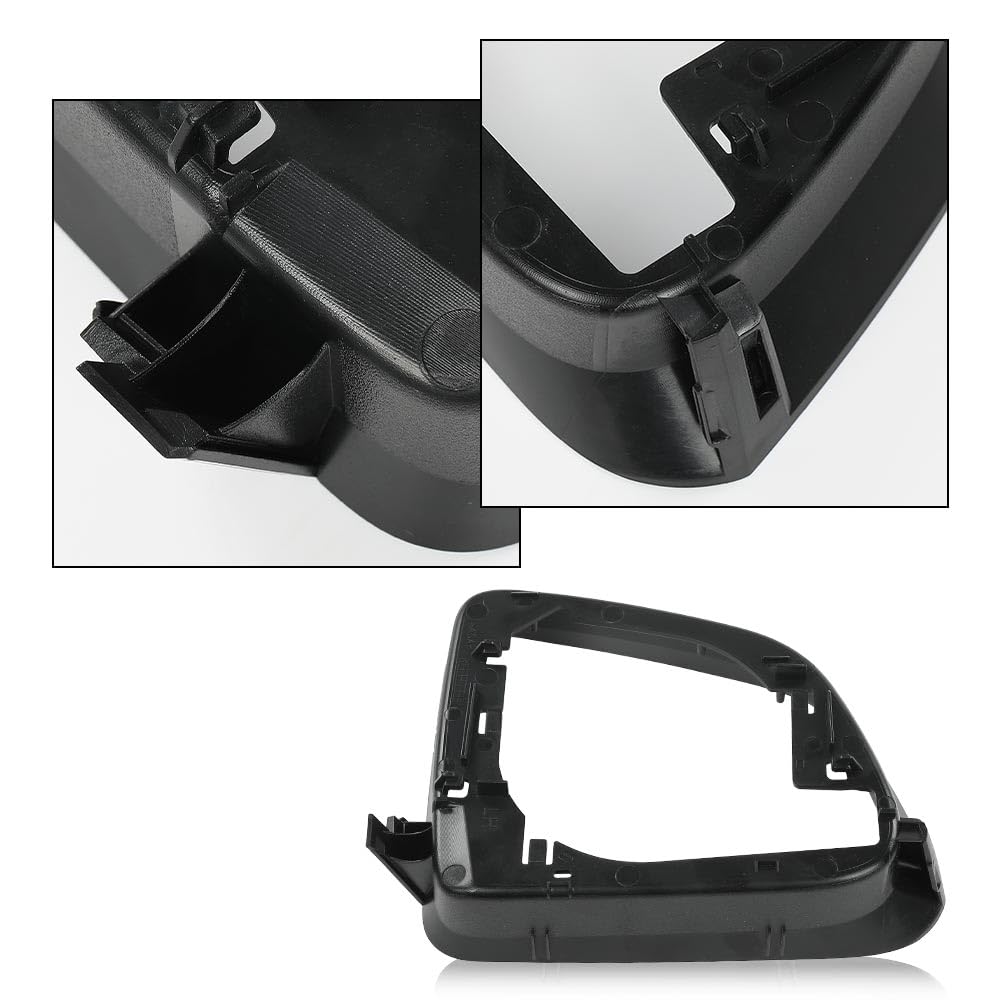G-PLUS Left Driver Side Wing Door Mirror Frame Side Mirror Cover Compatible with Tesla Model Y 2020 2021 2022 2023 8202101