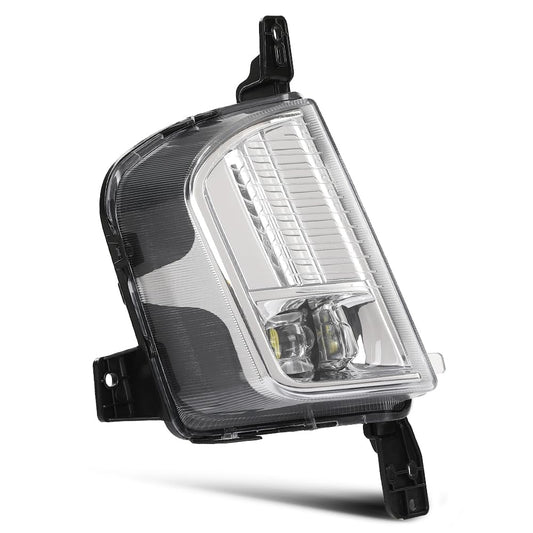 G-PLUS LED Fog Light Driving Lamp Right Side Clear Compatible with Ford Edge 2019-2024 PKT4B-15B242-AD, PKT4B15B242AD