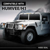G-PLUS Hood Seal Pair Black Fit for HMMWV Hummer H1 12342357