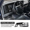 G-PLUS Dash Bezel Panel Surround Trim Compatible with Jeep Cherokee XJ 1984-1996 Black Dashboard