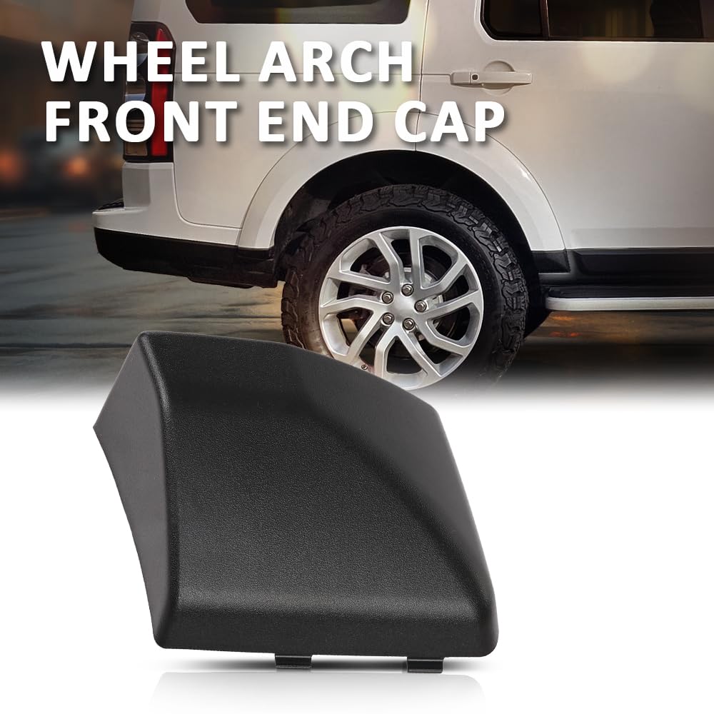 G-PLUS Right Rear Wheel Arch Front End Cap Compatible with Discovery 3 & 4 LR010625 Black