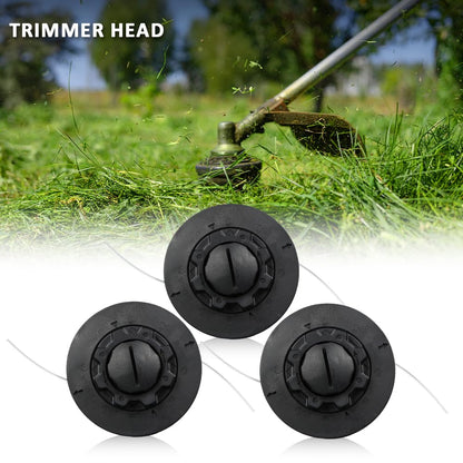 G-PLUS Trimmer Head Replace Lawn Mower 3pcs Fit Autocut C5-2 Fit FS38 FS40 FS45 FS46 FS50 FSE60 Black