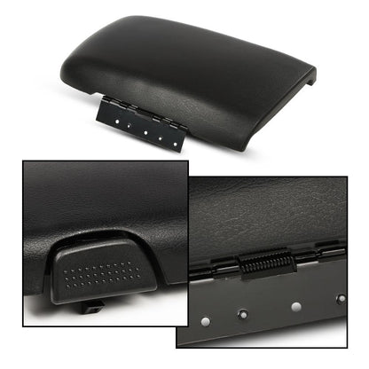 G-PLUS Center Console Lid Armrest Door Compatible with Chevy Camaro/Pontiac Firebird 1997-2002 Black 10423155 10273748