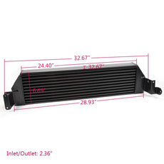 G-PLUS Twin Intercooler Hose Kit for VW Golf R GTI MK7 Upgrade Blue Front View