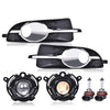 G-PLUS Front Bumper Fog Lights + Cover Trim Compatible with Buick LaCrosse 2010 2011 2012 2013 Driver & Passenger Side Fog Lamps Clear lens RW1345