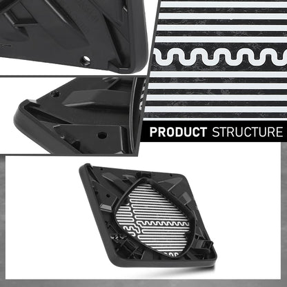 G-PLUS Mirror Glass Upper Heated Driver Left Compatible with Ford F150 Pickup Truck 2013-2014,Fit Ford F250 F350 F450 F550 Super Duty 2008-2016 FO1324150, 7C3Z17K707H