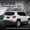 G-PLUS Rear Door Molding Fender Flare Trim Compatible with Jeep Renegade 2015-2021 Fender Flares Wheel Opening Panel Right Side 5VX88LXHAA, CH1505109