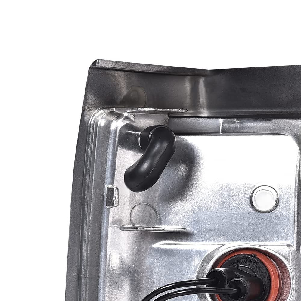 G-PLUS Side Marker Turn Signal Parking Light Driver and Passenger Side Compatible with Nissan D21 1990-1997 Pickup Black