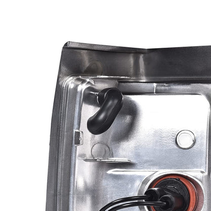 G-PLUS Parking Corner Side Marker Signal Light Lamp Pair Set Compatible with 1990-1997 D21 Pickup Black B611001G02, B611501G02 NI2551104, NI2550104