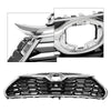 G-PLUS Front Bumper Upper Grille Chrome Trim Grill w/Hole Compatible with Toyota Highlander 2020-2022, Fit Models With Front View Camera, Not fit XSE models 31010E330, TO1200457